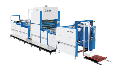 CYFM-1080B 全自動(dòng)除粉OPP覆膜機(jī) ( 水性/油性膠水及預(yù)涂膠膜）( 鏈刀）